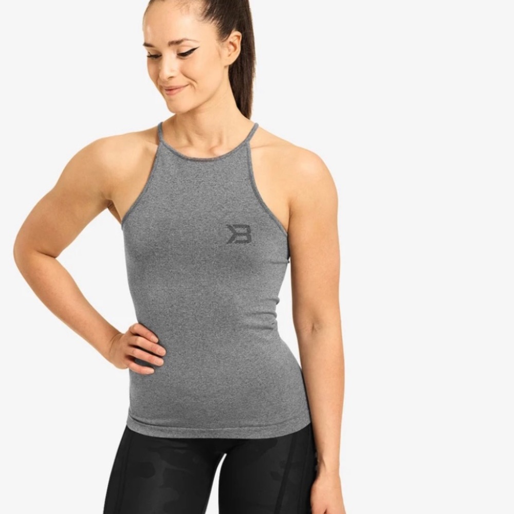 Betterbodies gray halter tank top